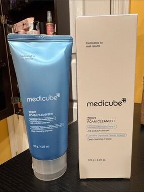 Medicube Zero Foam Cleanser — 4.23 oz brand new in box K-beauty